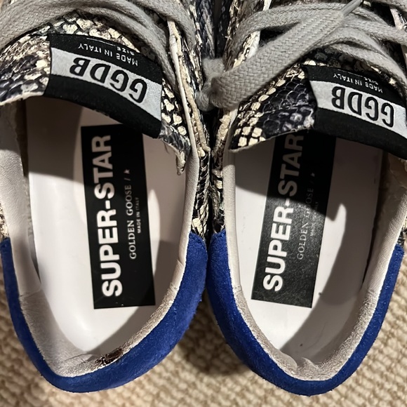 Golden Goose Superstar- Python with Blue Suede - Size 36 - EXCELLENT condition - Picture 2 of 6